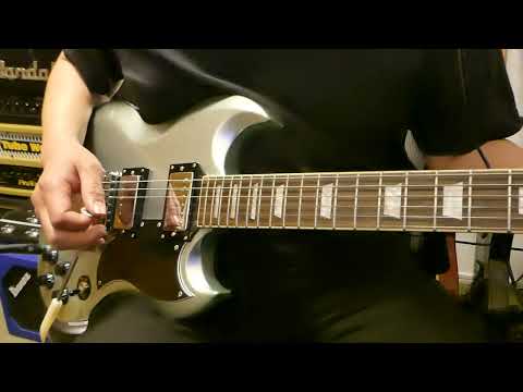 Vintage VS6V-GHB Reissue Series Double Cut with Vibrola Tailpiece - Gun Hill Blue image 12