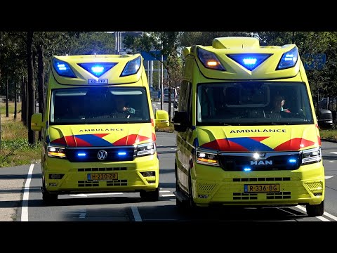 [Luchthoorn] Ambulances met spoed in Leeuwarden