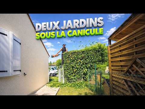 Deux chantiers en moins de 10 h en pleine canicule — c'était éprouvant