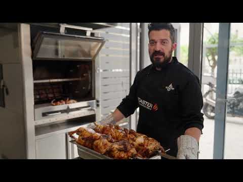 Roaster Chicken Rotisserie - Watch in action
