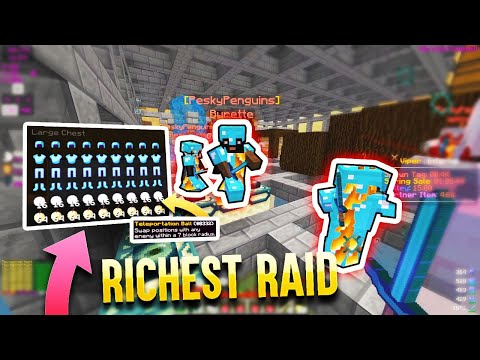 MAKING THE RICHEST SKYBASE FACTION RAIDABLE... *LOUD* | Minecraft HCF
