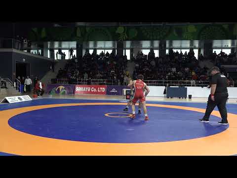 1/2 final FS - 61 kg: İslam Bazarqanov - Mircəlal Həsənzadə