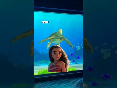 TURTLE FROM MOANA | Turtle talk with crush 😃