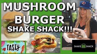SHAKE SHACK MUSHROOM BURGER!! Tasty trial!