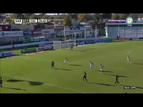 GOL DE PEREYRA -(0-2)- Sarmiento vs Colón. Primera División 2017