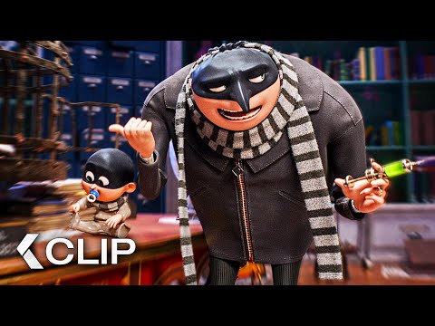 Baby Grus erster Einbruch! - ICH: EINFACH UNVERBESSERLICH 4 Clip & Trailer German Deutsch (2024)