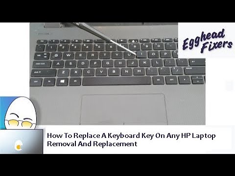 How to Replace a Keyboard Key on Any HP Laptop - Removal and Replacement