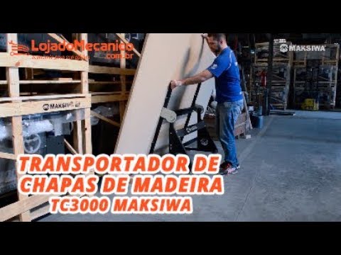 Transportador de Chapas de Madeira TC3000 Até 115kg - Video