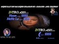 Mujhe Raat Din Bas Mujhe Chaahti Ho Karaoke With Scrolling Lyrics Eng हिंदी