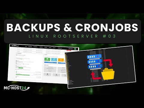 MC-HOST24: Backups & Cronjobs Verwalten und einrichten