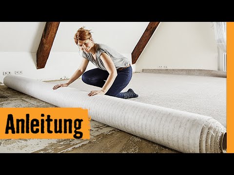 Teppichboden verlegen | HORNBACH Meisterschmiede