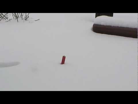 Weco Super Böller 1 (2012-er Charge) *HD* | Schnee Test