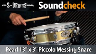 Video thumbnail for Pearl 13" x 3" Piccolo Brass Snare - Klang- und Soundbeispiel by S-Drums