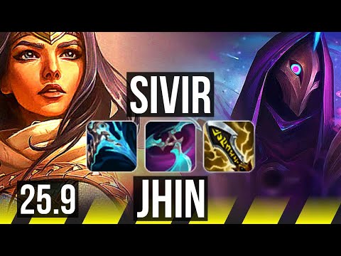 SIVIR & Rell vs JHIN & Bard (ADC) | 7/3/11 | KR Diamond | 25.9
