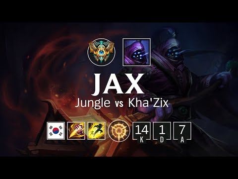 Jax Jungle vs Kha'Zix - KR Challenger Patch 8.10