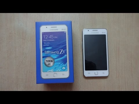 Samsung Z1 with tizen OS Unboxing