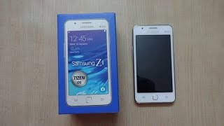 Samsung Z1 with tizen OS Unboxing