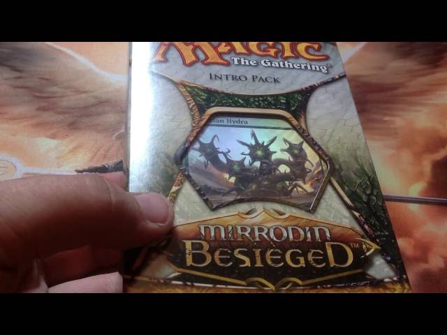 Vídeo relacionado con Magic the Gathering - MTG: Mirrodin Besieged Intro Pack: PATH OF BLIGHT (Green/White)