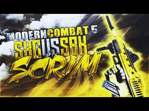 Modern Combat 5: Blackout - Squad Battle - SxC vs Srk (Scrim)