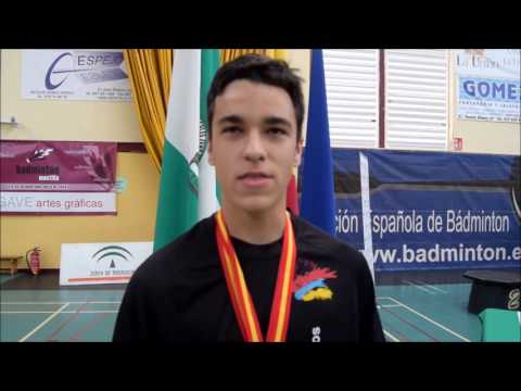 Tomas Toledano del Club Bádminton Torrejón Paracuellos
