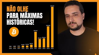 BITCOIN É SOBRE PREÇO MÉDIO, NÃO SOBRE MÁXIMA HISTÓRICA