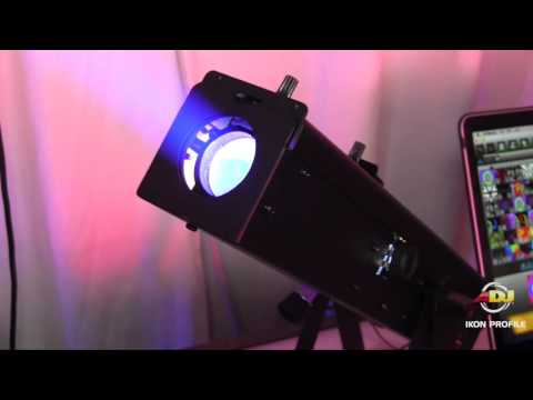 Eliminator Lighting IKON PROFILE PLUS GOBO Projector Light w Stand & Remote Control image 14