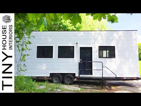 Amazing Beautiful Stony Ledge 30ft Tiny House on Wheels by B&B Micro Manufacturing