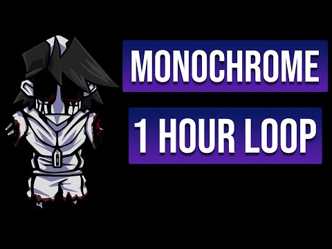Friday Night Funkin' VS. Lost Silver - Monochrome | 1 hour loop