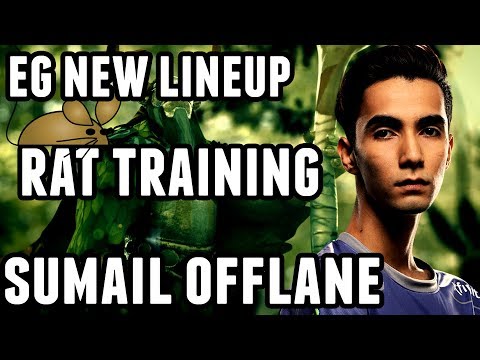 Nature's Prophet Pro Gameplay - Sumail Offlane Training - EG New Lineup Dota 2