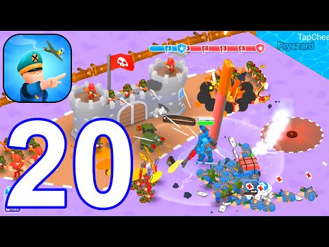 Army Commander - Gameplay Walkthrough Part 20 War Army Commander Base Defense (iOS, Android Gameplay