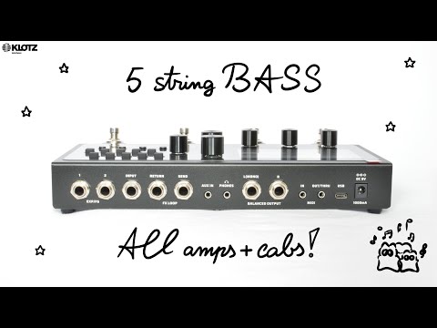 Valeton GP-200LT Demo + Review | ALL AMPS & CABS on 5 string BASS | Raw tones review, no talking!