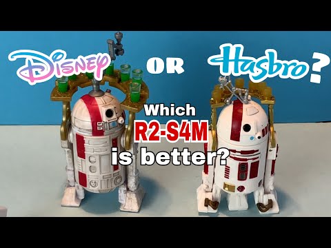 Jabba’s Bartender Barge droid R2-S4M Review & Comparison Hasbro 2016 vs Disney 2023 3.75” TVC scale