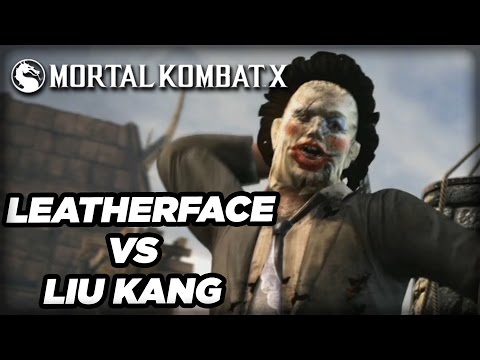 Leatherface vs Liu Kang - Official Mortal Kombat X Gameplay