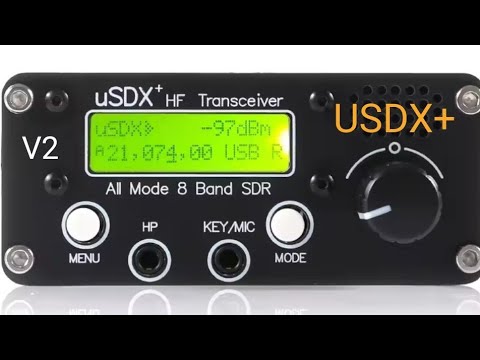 USDR USDX+ Plus V2 , 8 Band HF Transceiver 