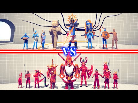 EGYPT DLC TEAM vs DYNASTY DLC TEAM - Totally Accurate Battle Simulator TABS