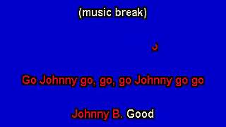 JOHNNY B  GOODE   ELVIS PRESLEY   KARAOKE