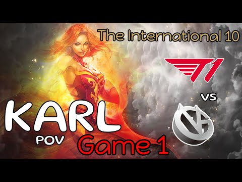 The International 10 | Vici vs T1 | Game 1 | Karl Lina POV | LOWER BRACKET