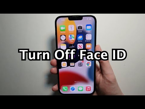 How to Turn Off Face ID & Remove - iPhone 13
