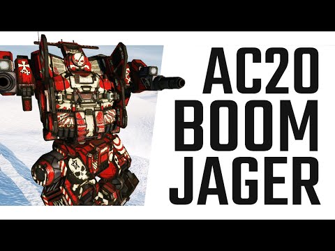 Pinpoint Burst AC20 Boom Jagermech - Mechwarrior Online The Daily Dose #860