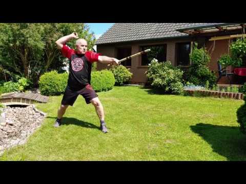 Arnis Kombatan Anyo Isa Doble Baston ( Form 1 Doppelstock )