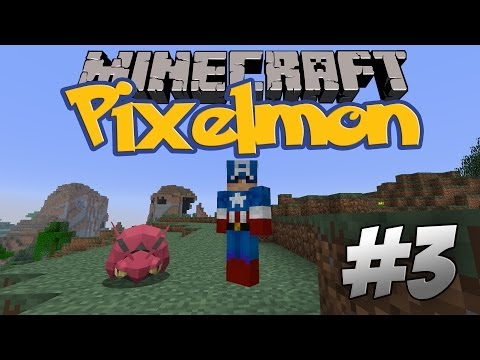 Minecraft Pixelmon Adventure (Season 2) - Part 3 - Catching My First Pokemon [HD]