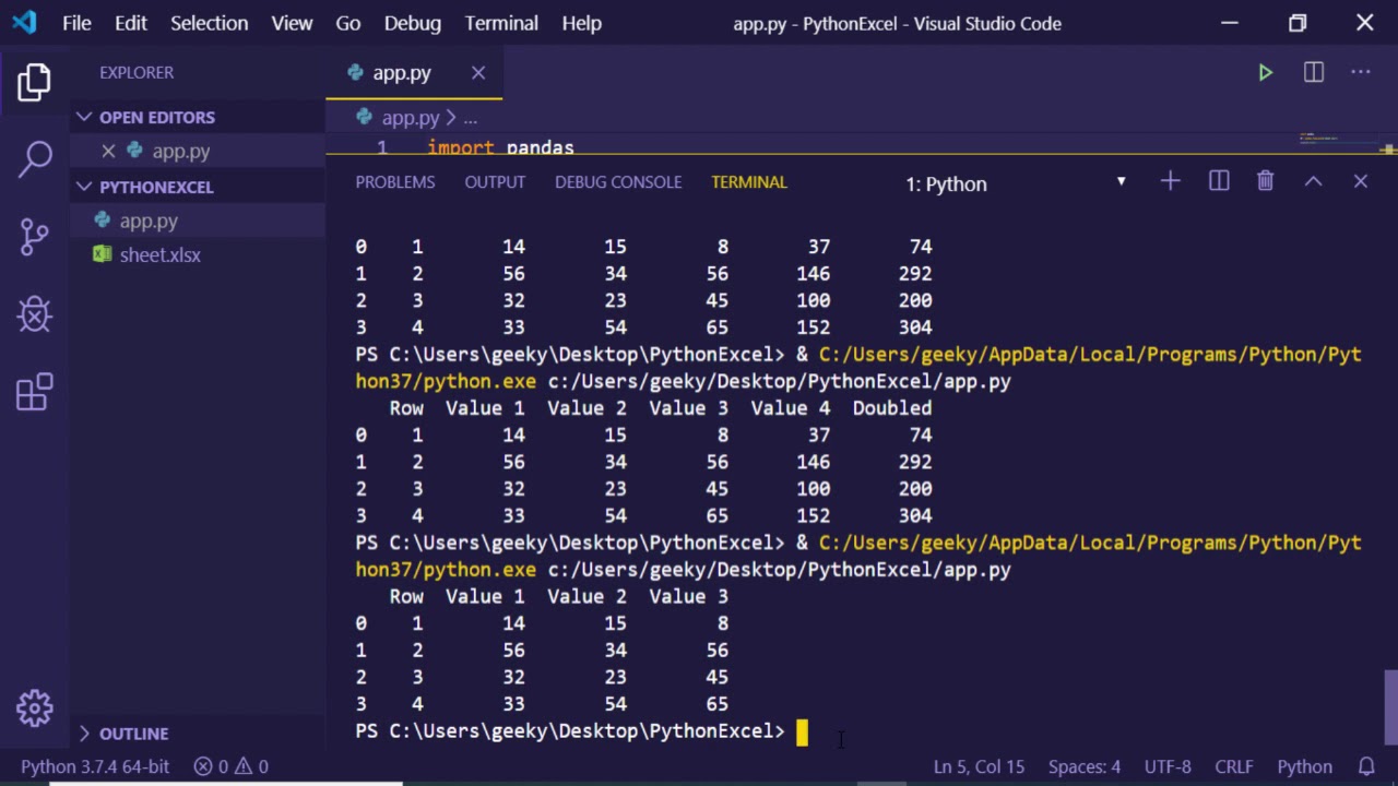 Use Python and Pandas to Work With Excel Files