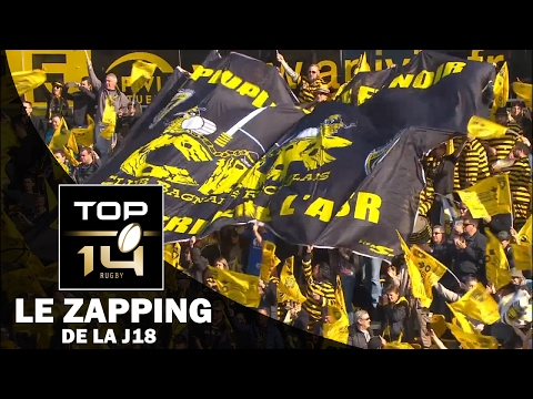 TOP 14 – Le Zapping de la J18– Saison 2016-2017