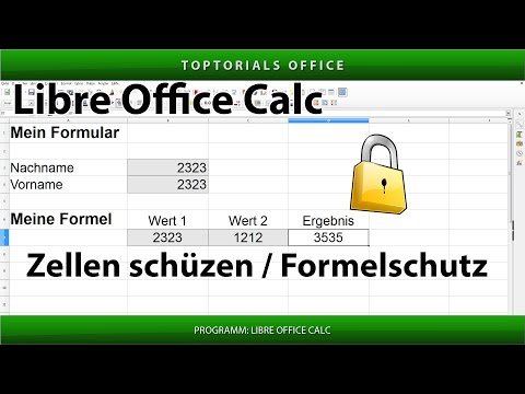 Activate cell protection and protect formulas from prying eyes (LibreOffice Calc)