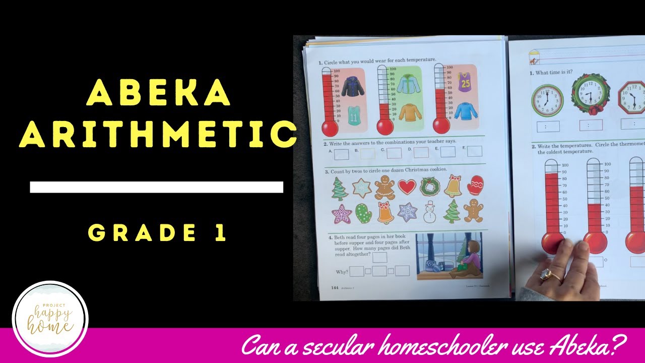 ABEKA ARITHMETIC GRADE 1 REVIEW || SECULAR HOMESCHOOL