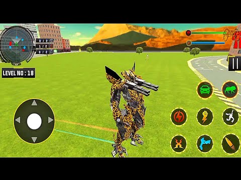 Lion Robot Car Transform Wars: Robot Transform Game #3 - Android Gameplay
