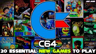 Top 20 Personal Favourite New C64 Games of all Time #commodore64 #c64 #homebrewgames