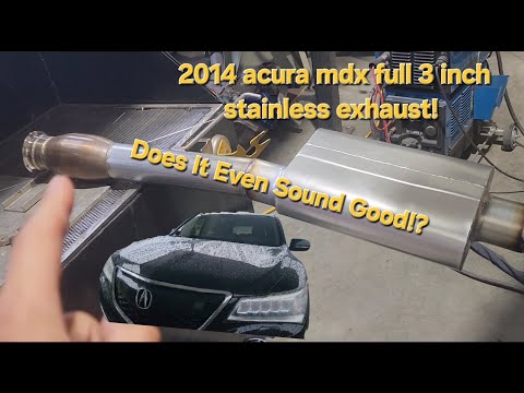 2014 MDX Full 3 Inch Exhaust And Tune! How Will It Sound? 
