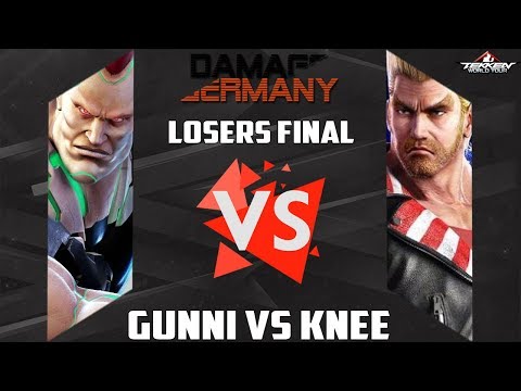 Losers finals | KNEE (PAUL) vs Gunni (Jack 7) | #DamaGermany | Tekken