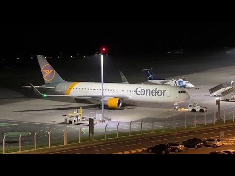 AO VIVO: Emergência Médica Voo Condor DE2208 Aeroporto de Ponta Delgada PDL Açores Portugal - 18.06.2023